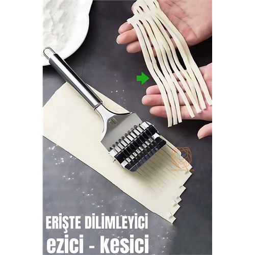 Lisinya Fissaggi Erişte Hamur Kesici Spatula Sebze Doğrayıcı - Lisinya