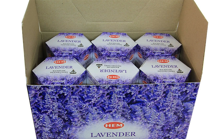 Lavender Back Flow Cones - Lisinya