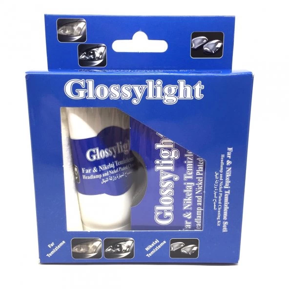 Glossy Light Oto Far Temizleme Seti - Lisinya