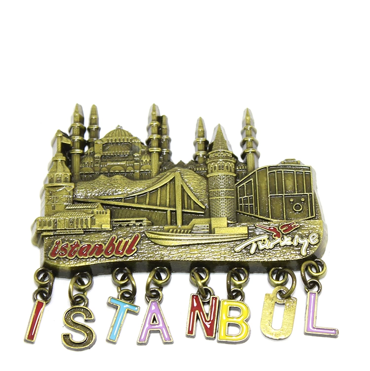 Metal İstanbul Temalı Yöresel Magnet 2alk86 - Lisinya