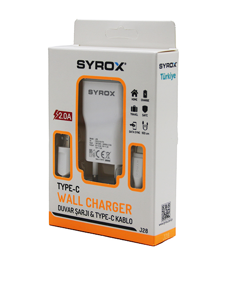 TYPE-C USB SET 2.0A WALL CHARGER EV ŞARJ ALETİ (4767) - Lisinya