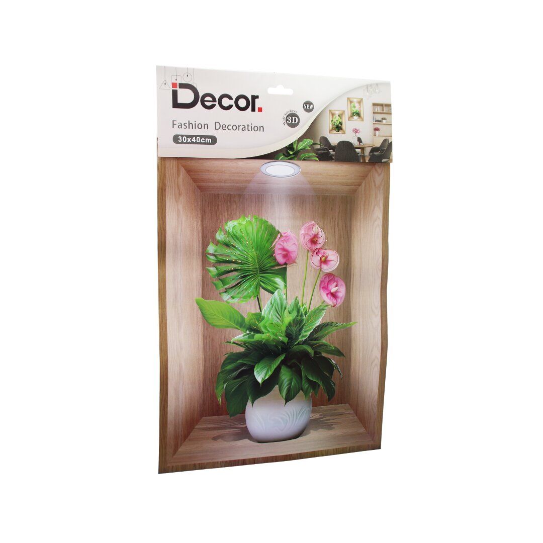 SAKSI 3D DUVAR STİCKER 30X40CM (4767) - Lisinya