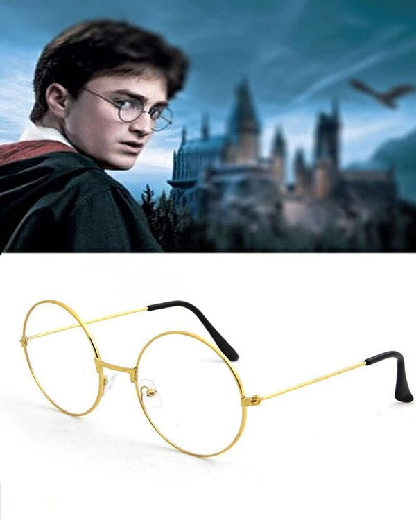 Harry Potter Metal Çerçeveli Gözlüğü - Haryy Potter Gryffindor Gözlüğü - Lisinya