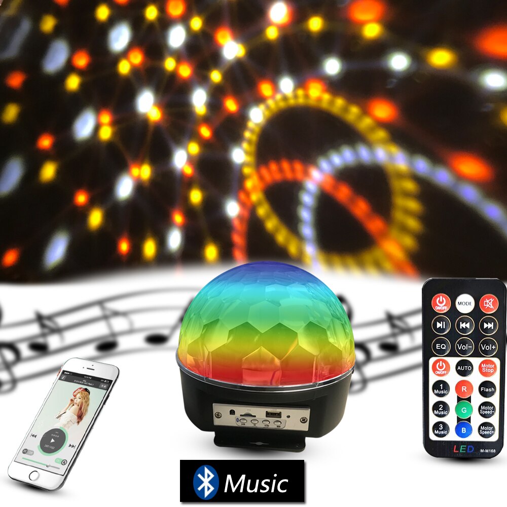 Bluetooth Sd Aux Usb Led Disko Lamba Topu Speaker (4767) - Lisinya