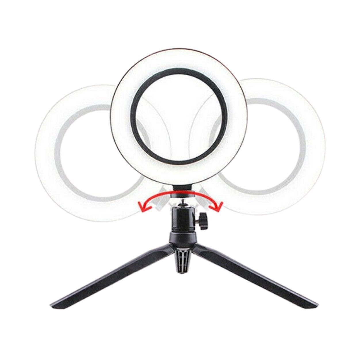 10inç 26cm Youtube Instagram Tiktok Selfie Stüdyo Video Fotoğraf Ring Light Tripod Led Halka Işık (4767) - Lisinya