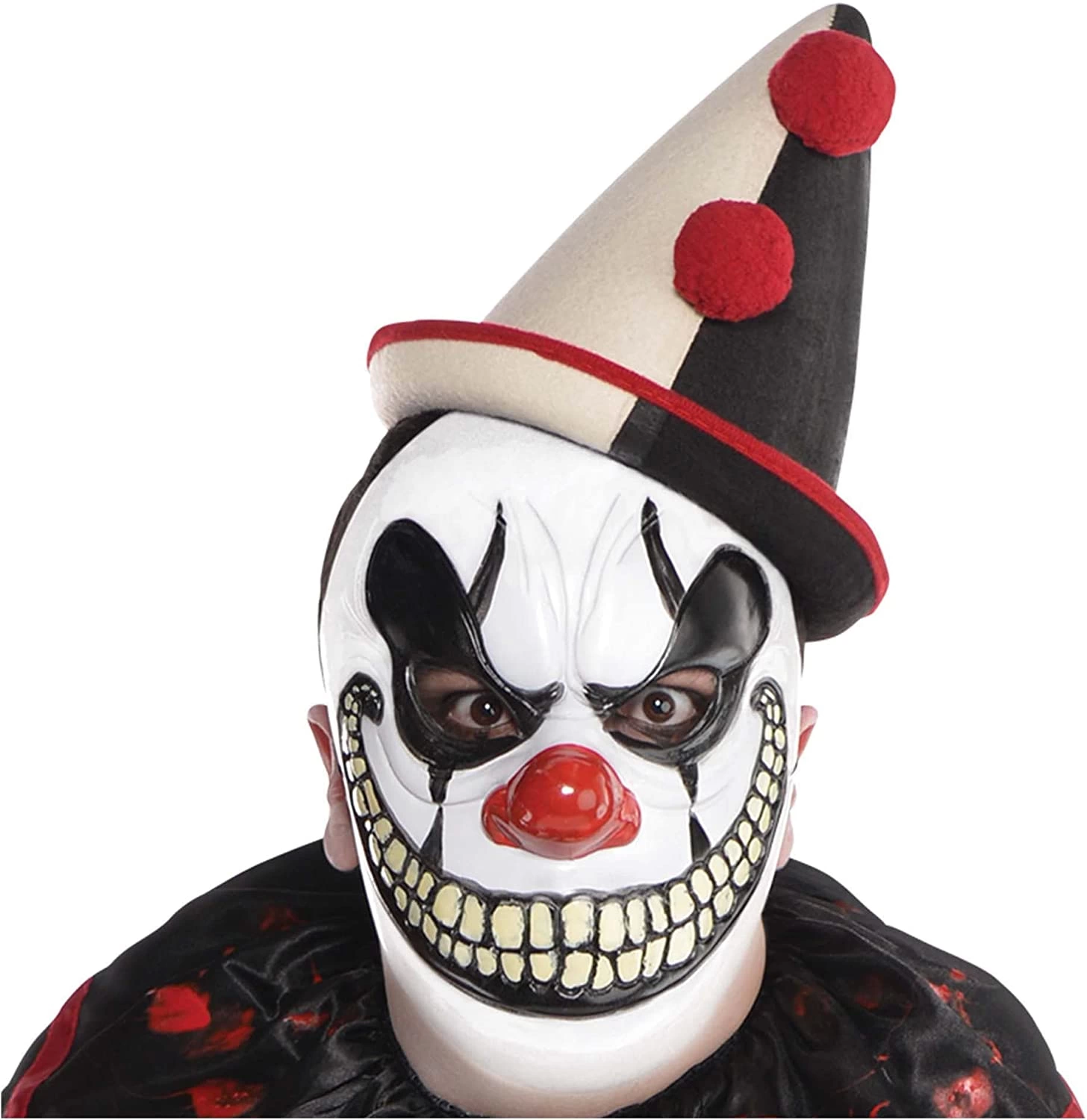 Freak Show Joker Maske 26x16 Cm - Lisinya