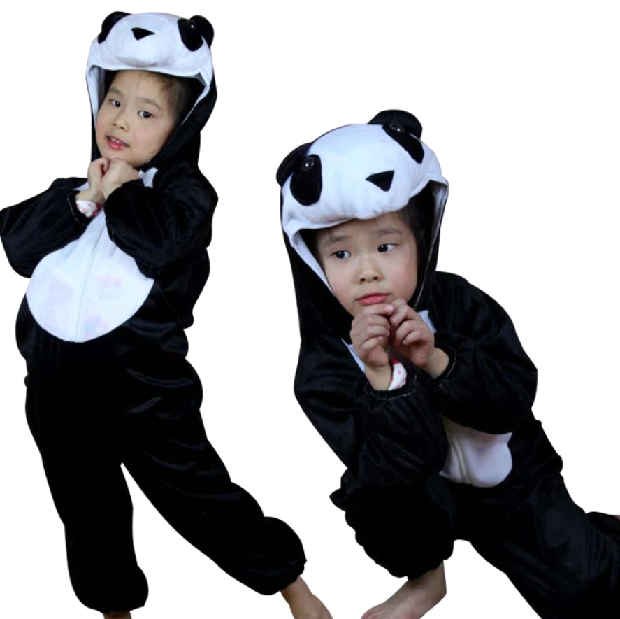 Çocuk Panda Kostümü 4-5 Yaş 100 Cm - Lisinya