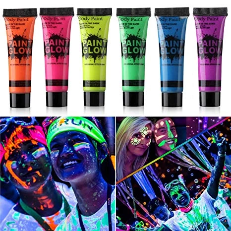 Glow Stick Boya Fosforlu Krem Boya 12 Adet - Lisinya