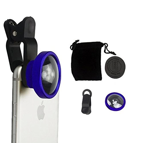 Süper Geniş Açı Özçekim Kamera Lens Iphone 5/5 S/6/6 Artı Samsung Galaxy Not 3, 5 - Lisinya