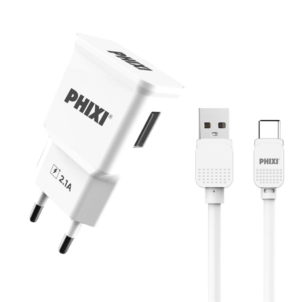 Pch201t Basic 2.1a Type-c Usb Kablolu Şarj Cihazı - Lisinya