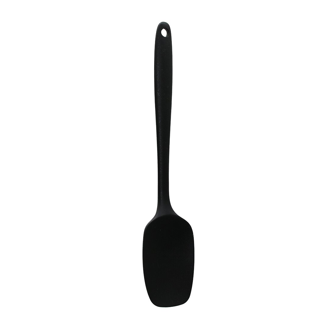 SİYAH ORTABOY SİLİKON SPATULA 27CM (4767) - Lisinya