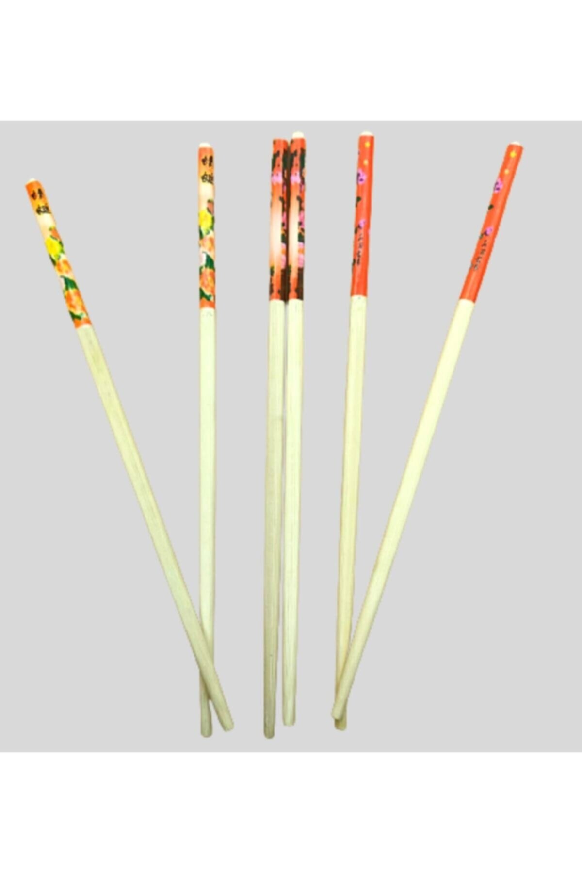 Bambu Chopstick Çubuk Yemek Çubuğu Yıkanabilir Tekrar Kullanılabilir (10 Çift- 20 Adet ) (4767) - Lisinya