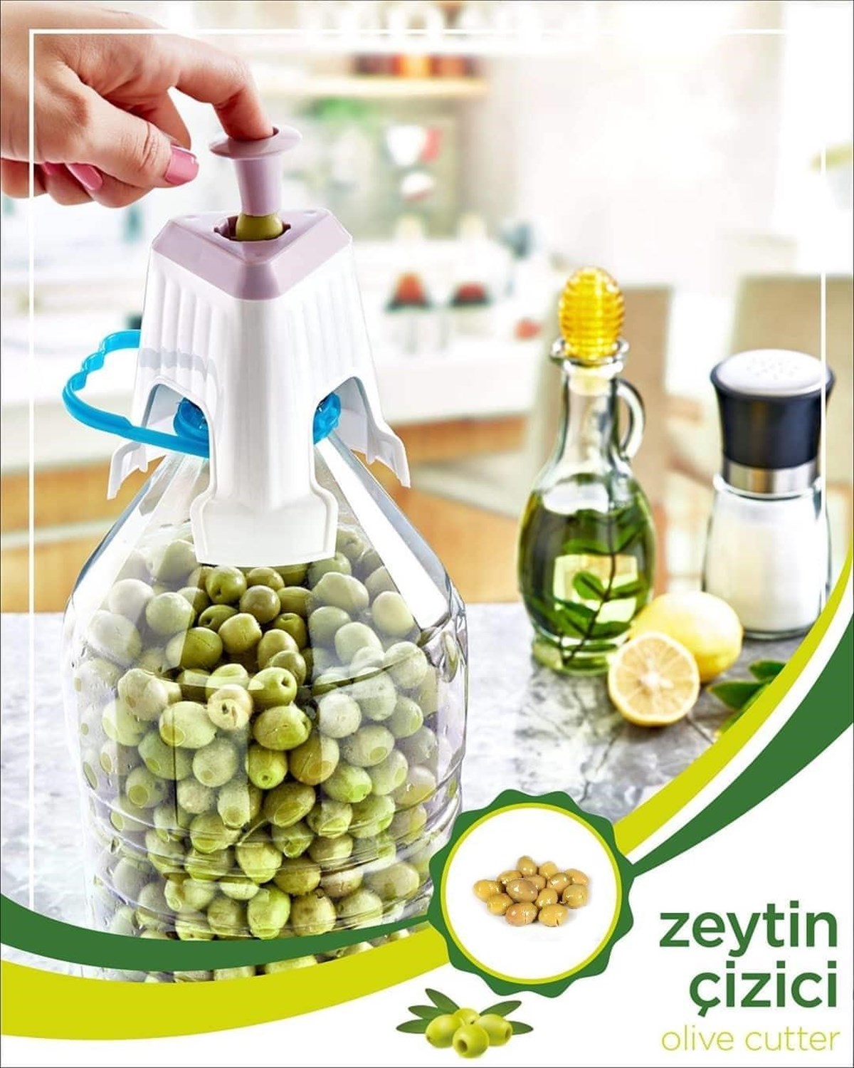 Kolay Zeytin Dilme Çizme Aparatı Pratik Kolay Zeytin Çizici Alet (4767) - Lisinya