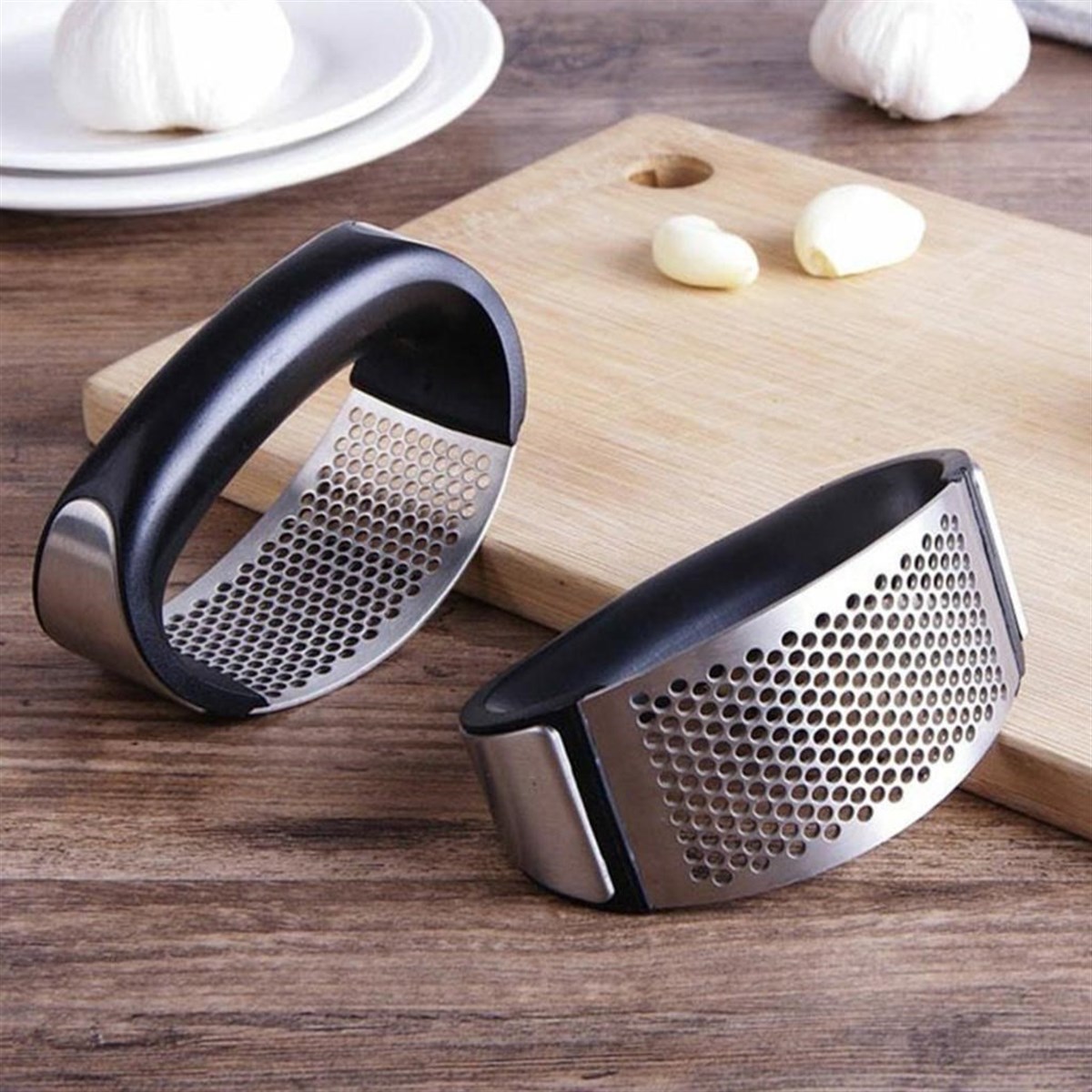 Yeni Sarımsak Ezici Paslanmaz Çelik Garlic Press (4767) - Lisinya