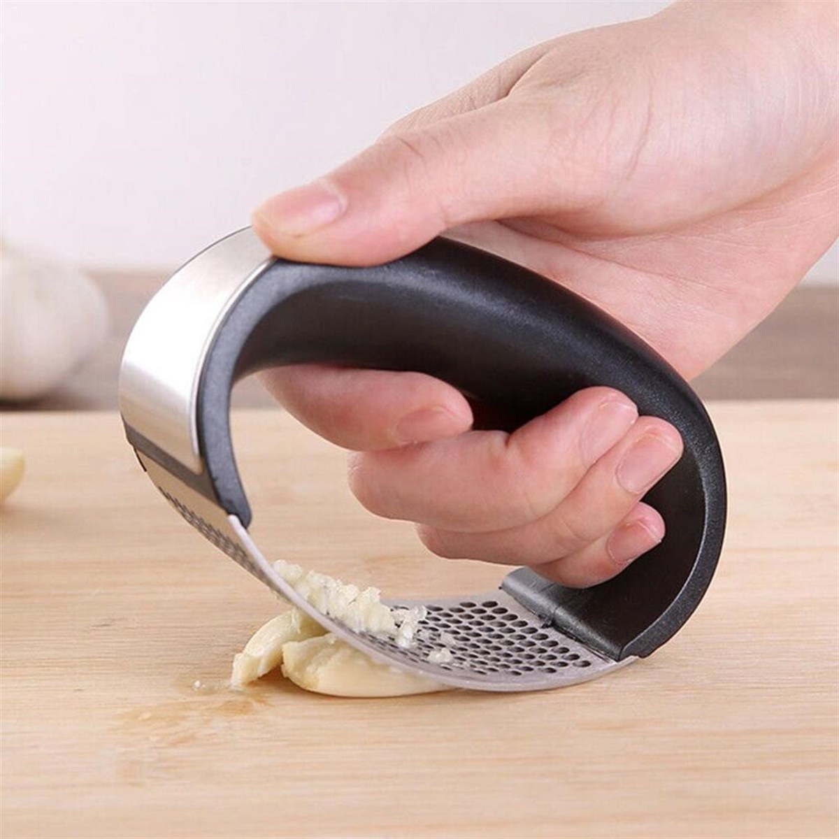 Yeni Sarımsak Ezici Paslanmaz Çelik Garlic Press (4767) - Lisinya