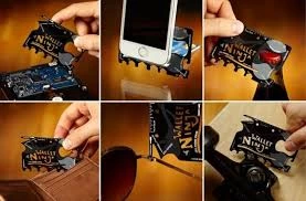 Ninja Wallet 18 İn 1 Credit Card Multi Tool Kit - Lisinya