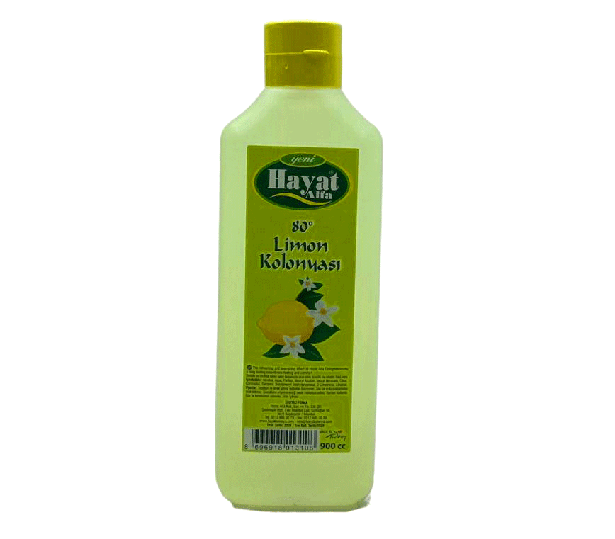 HAYAT 900ML LİMON KOLONYA BİDON (4767) - Lisinya