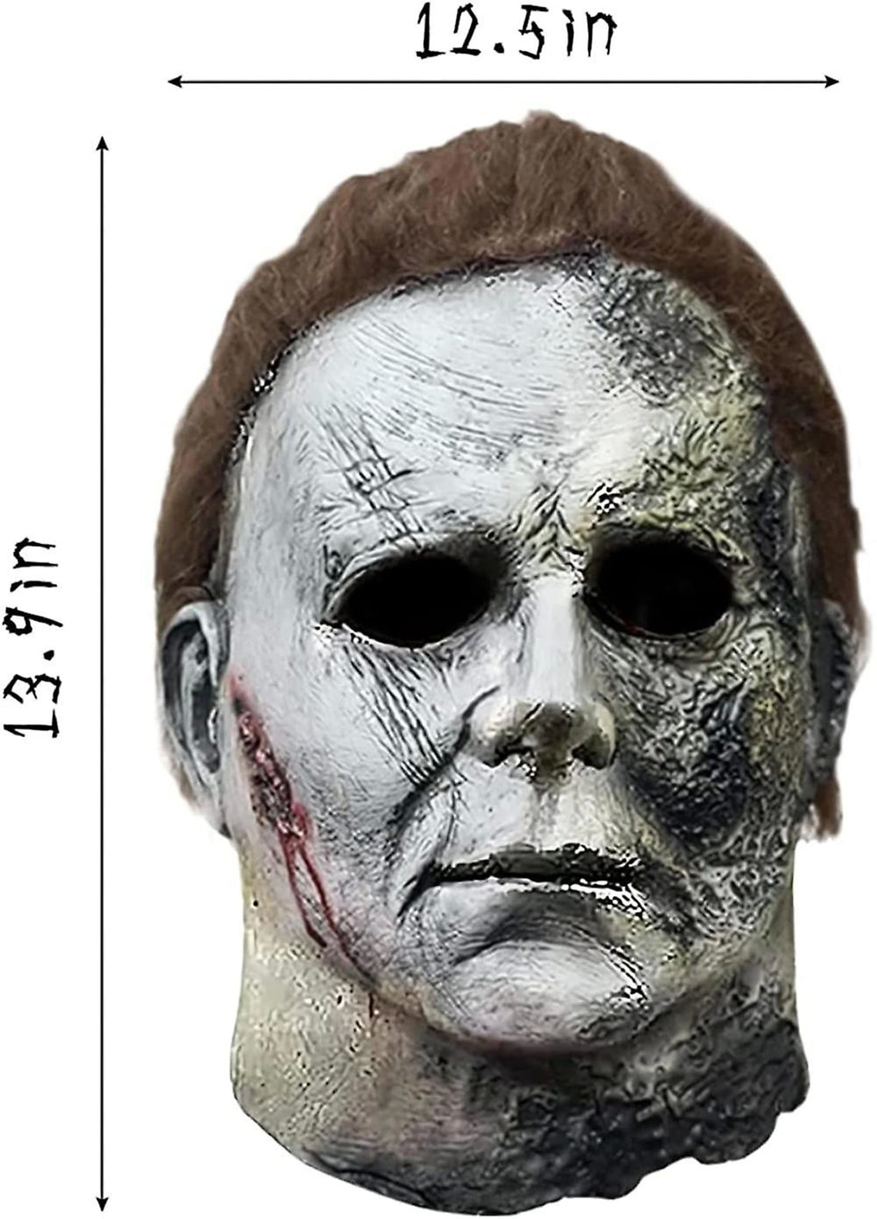 Michael Myers Lateks Maske - Michael Myers Et Maske Kafaya Tam Geçmeli - Lisinya