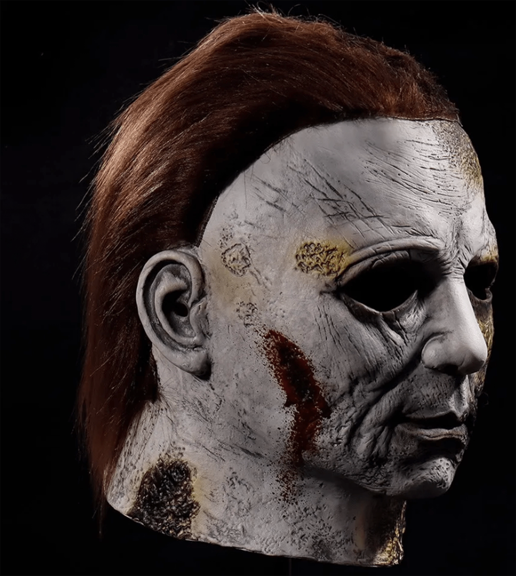 Michael Myers Lateks Maske - Michael Myers Et Maske Kafaya Tam Geçmeli - Lisinya