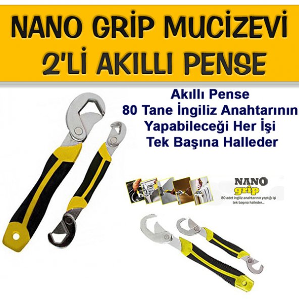 Nano Grip Akıllı Anahtar Pense (4767) - Lisinya