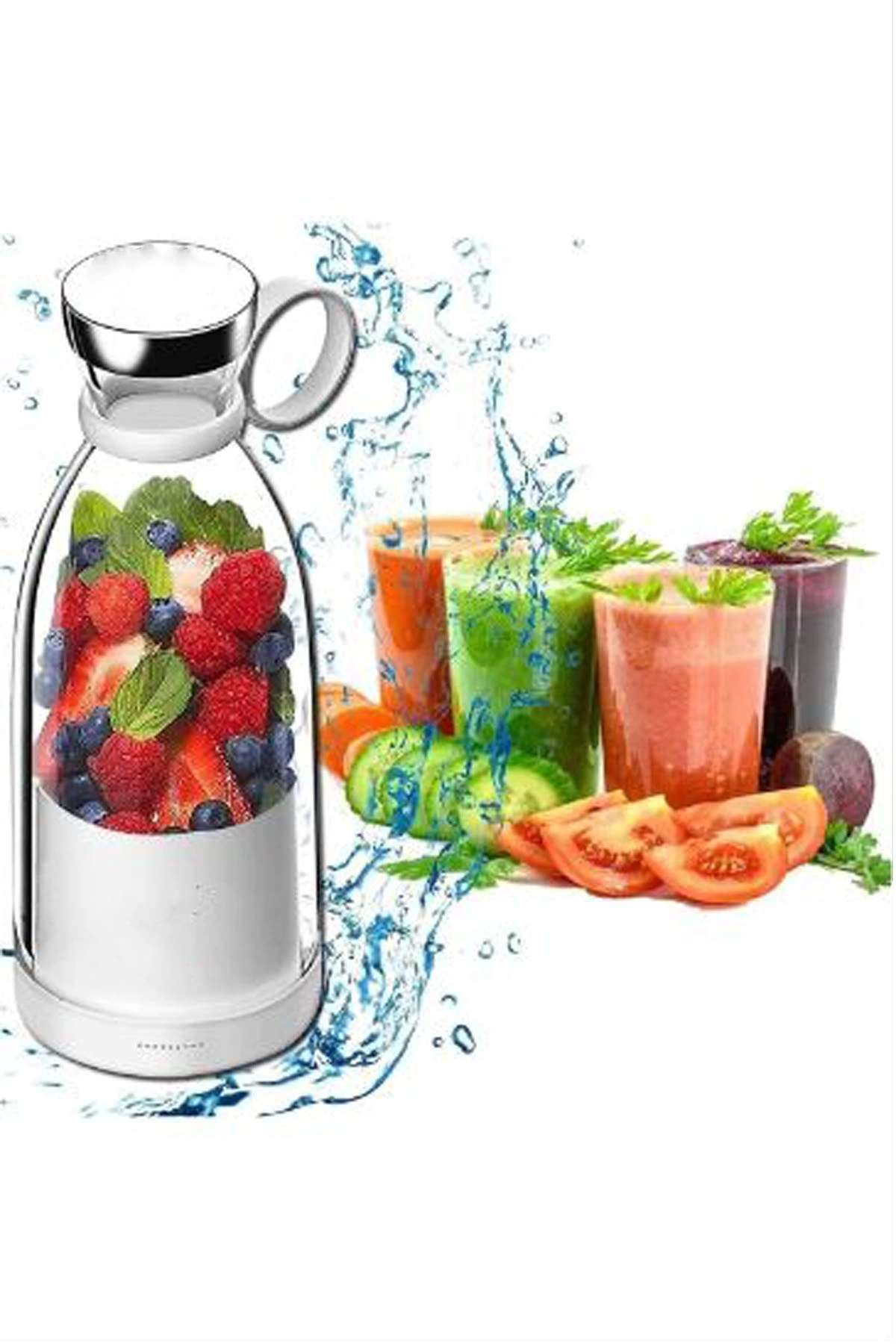 Taşınabilir Mini Blender Beyaz - Lisinya