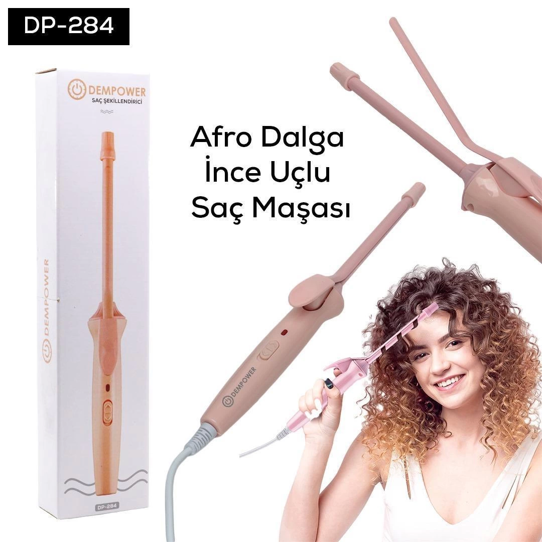 Afro Dalga İnce Uçlu Saç Maşası - Lisinya