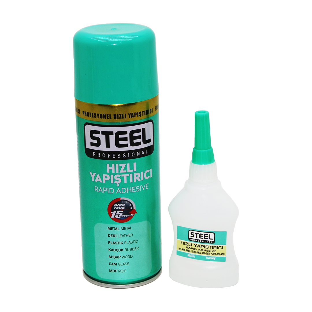 STEEL 400ML+60GR BÜYÜK HIZLI YAPIŞTIRICI (4767) - Lisinya