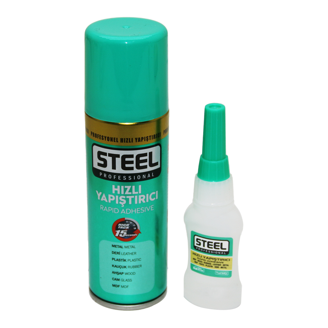 STEEL CK-6361 100ML+8GR HIZLI YAPIŞTIRICI (4767) - Lisinya