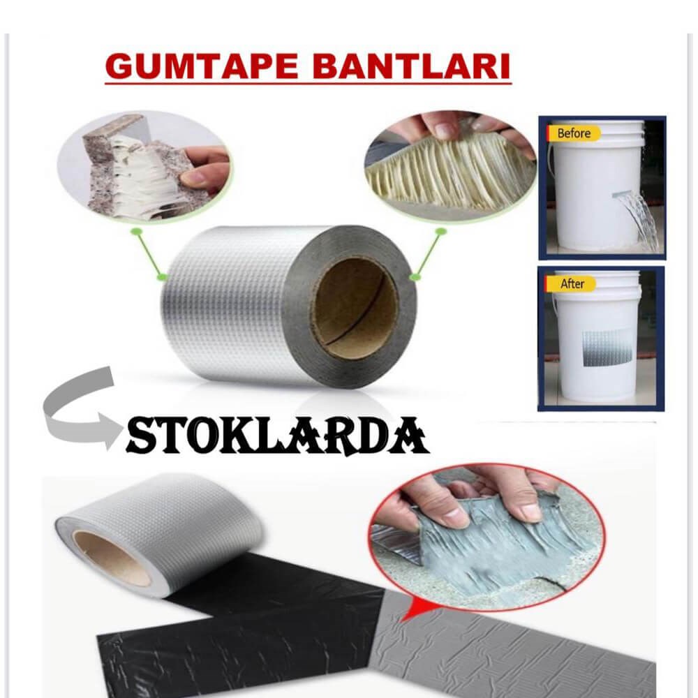 Gum tape Sakız Bant 48 mm x 2 metre Alüminyum Tamir Bandı (4767) - Lisinya