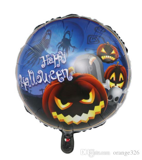 Happy Halloween Balkabağı Folyo Balon 18 inç (4767) - Lisinya