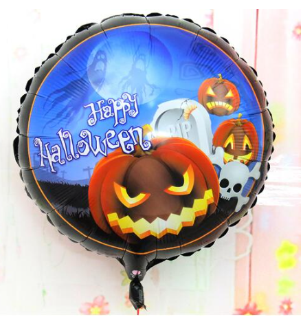 Happy Halloween Balkabağı Folyo Balon 18 inç (4767) - Lisinya