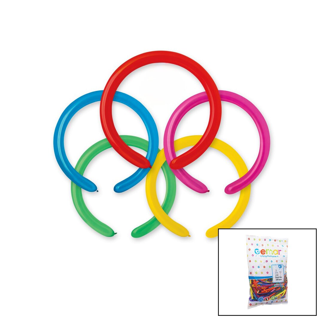 SOSİS UZUN BALON 2 İNÇ - 5CM - 100PCS (4767) - Lisinya