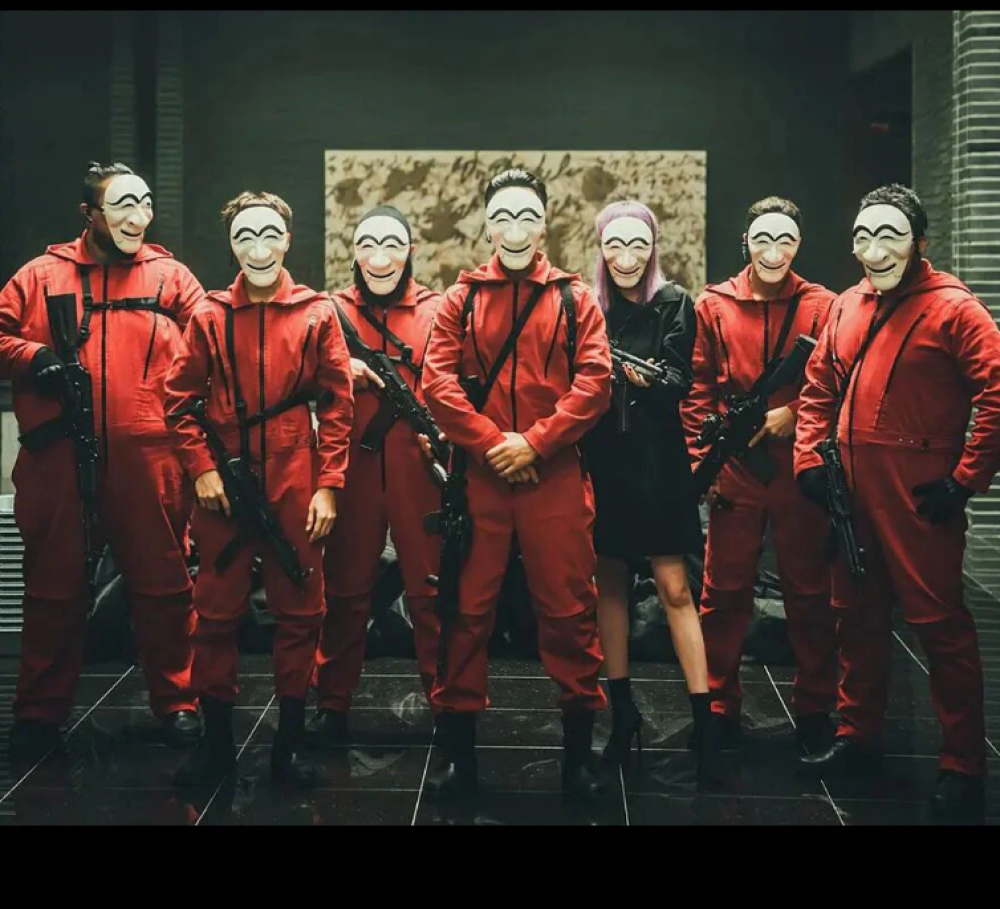 La Casa De Papel Kore Mask - Para Heist Maskesi - Dali Maskesi (4767) - Lisinya