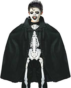 Siyah Renk Yakalı Halloween Pelerini 90 cm (4767) - Lisinya