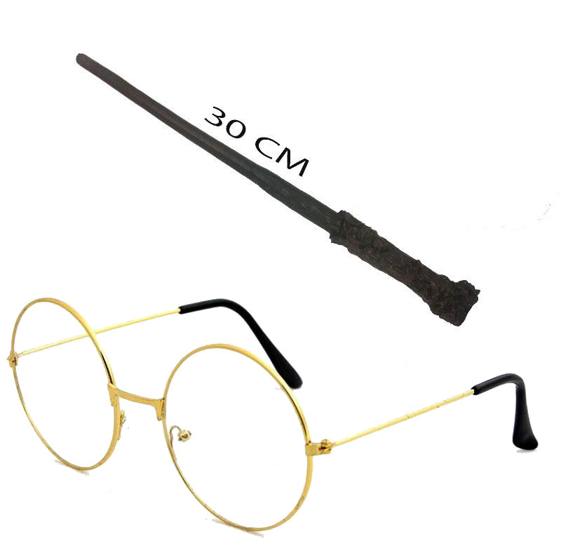 Harry Potter Asası 30 cm ve Harry Potter Gözlüğü Seti (4767) - Lisinya