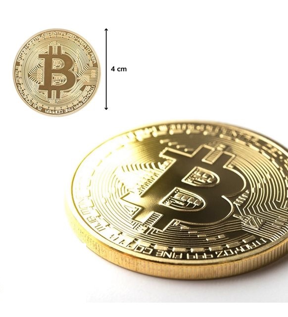 Bitcoin Madeni Hatıra Parası Hediyelik Para (4767) - Lisinya