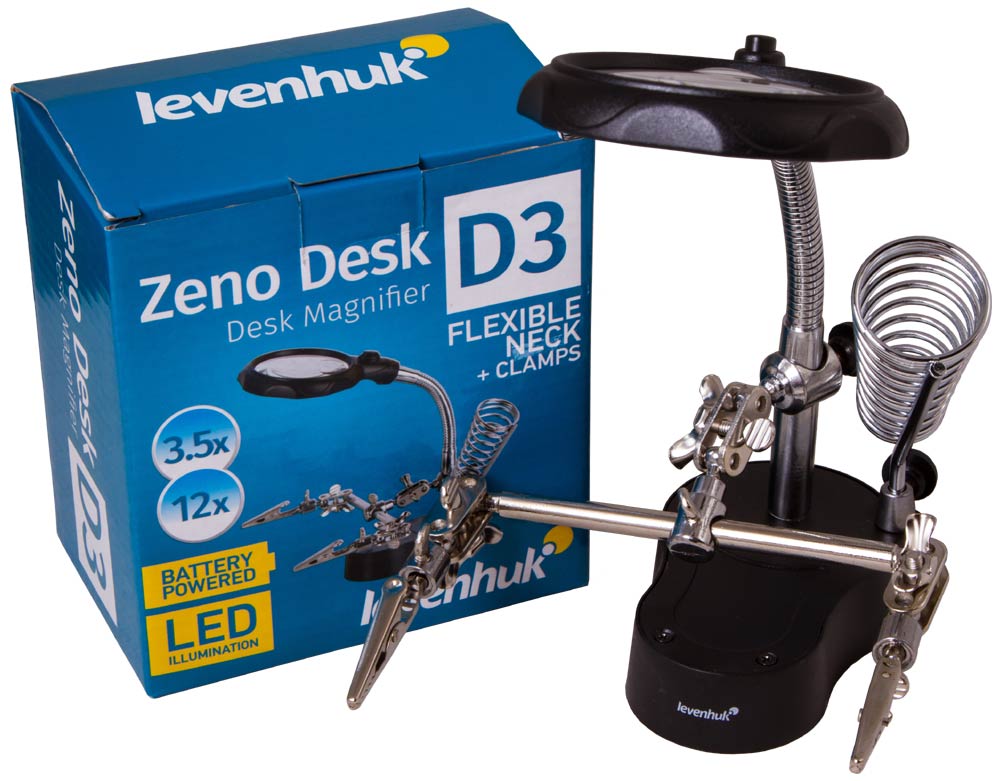 Levenhuk Zeno Desk D3 Büyüteç (4767) - Lisinya