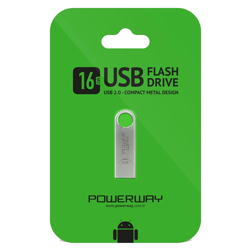 16 GB METAL USB 2.0 FLASH BELLEK (4767) - Lisinya