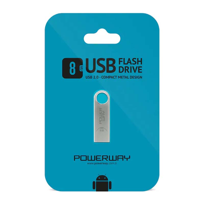 8 GB METAL USB 2.0 FLASH BELLEK (4767) - Lisinya