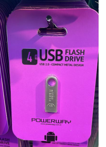 4 GB METAL USB FLASH BELLEK (4767) - Lisinya