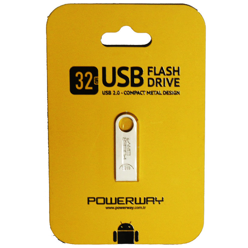 32 GB METAL USB 2.0 FLASH BELLEK (4767) - Lisinya