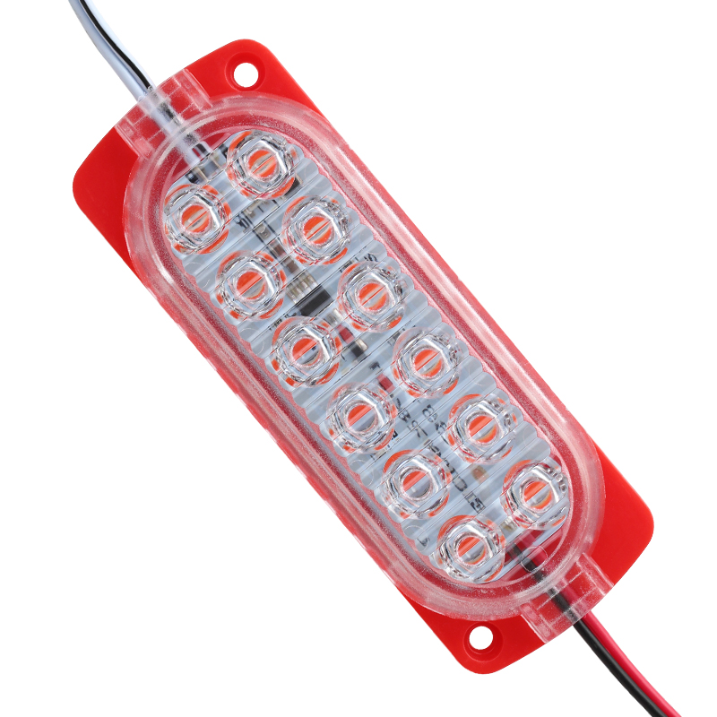 PARLAK YANIP SÖNEN KIRMIZI MODÜL LED 2835 24 VOLT 1.2 WATT (4767) - Lisinya