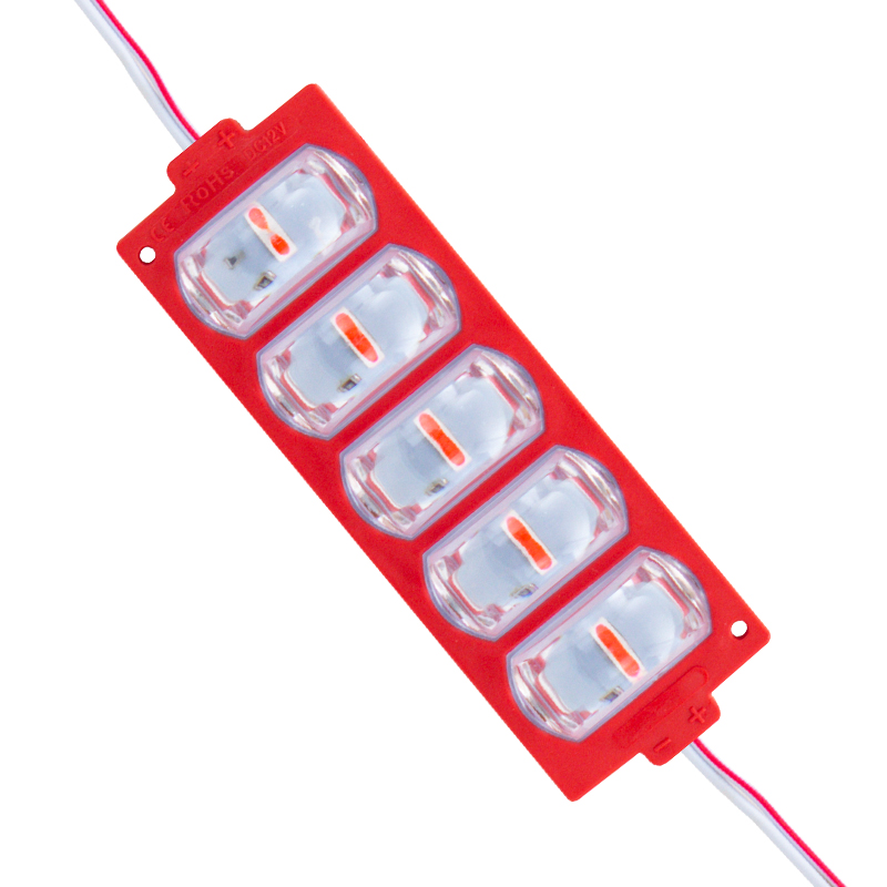 MODÜL LED 12V 4W KIRMIZI 3030 10 X 53.8MM IP65 260-280LM 180 DERECE (4767) - Lisinya