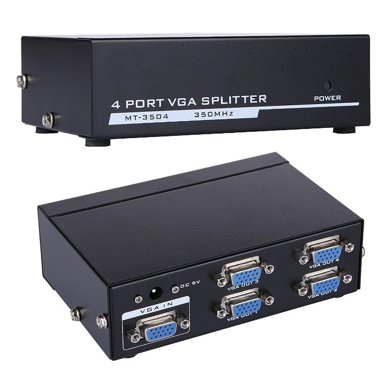 4 PORT 250 MHZ MONİTÖR ÇOKLAYICI VGA SPLITTER DAĞITICI (4767) - Lisinya