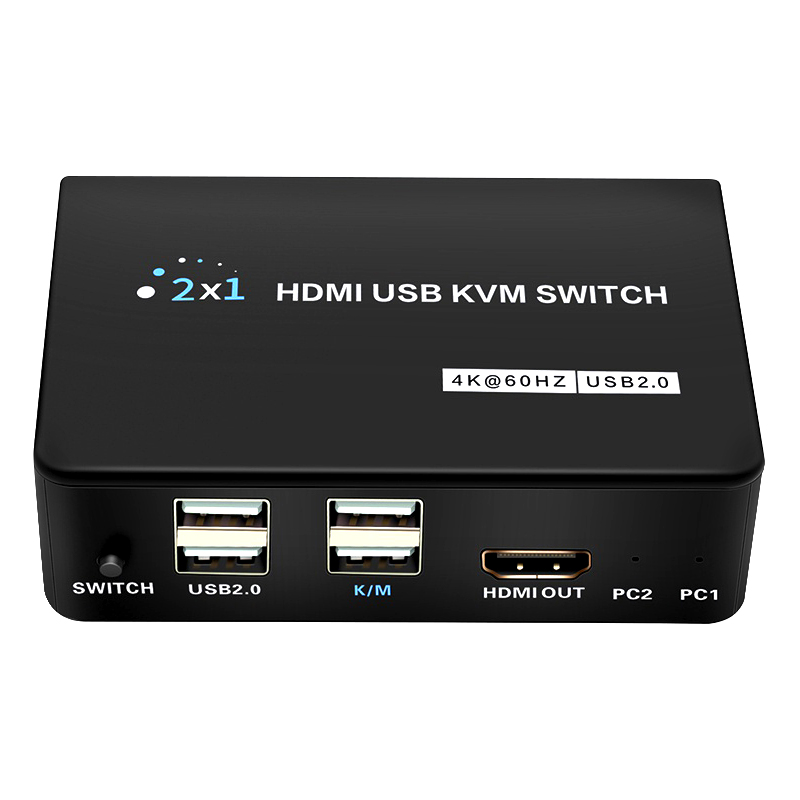 4K HDMI USB KVM SWITCH 2X1 (4767) - Lisinya