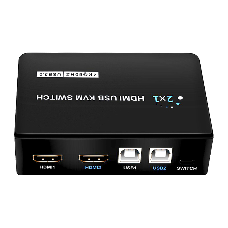 4K HDMI USB KVM SWITCH 2X1 (4767) - Lisinya