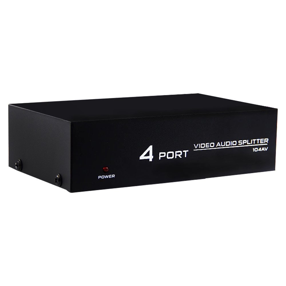 4 PORT VIDEO AUDIO SPLITTER DAĞITICI (4767) - Lisinya