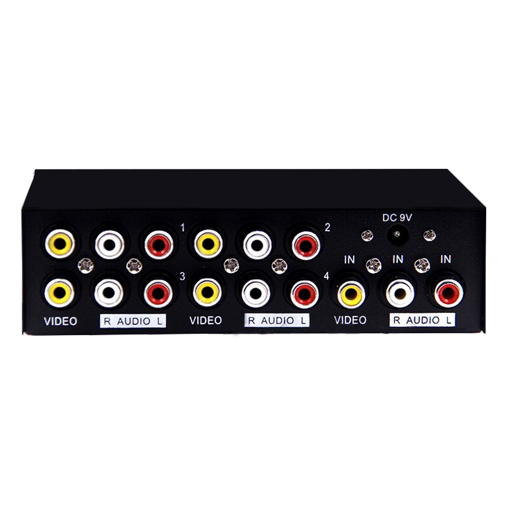 4 PORT VIDEO AUDIO SPLITTER DAĞITICI (4767) - Lisinya