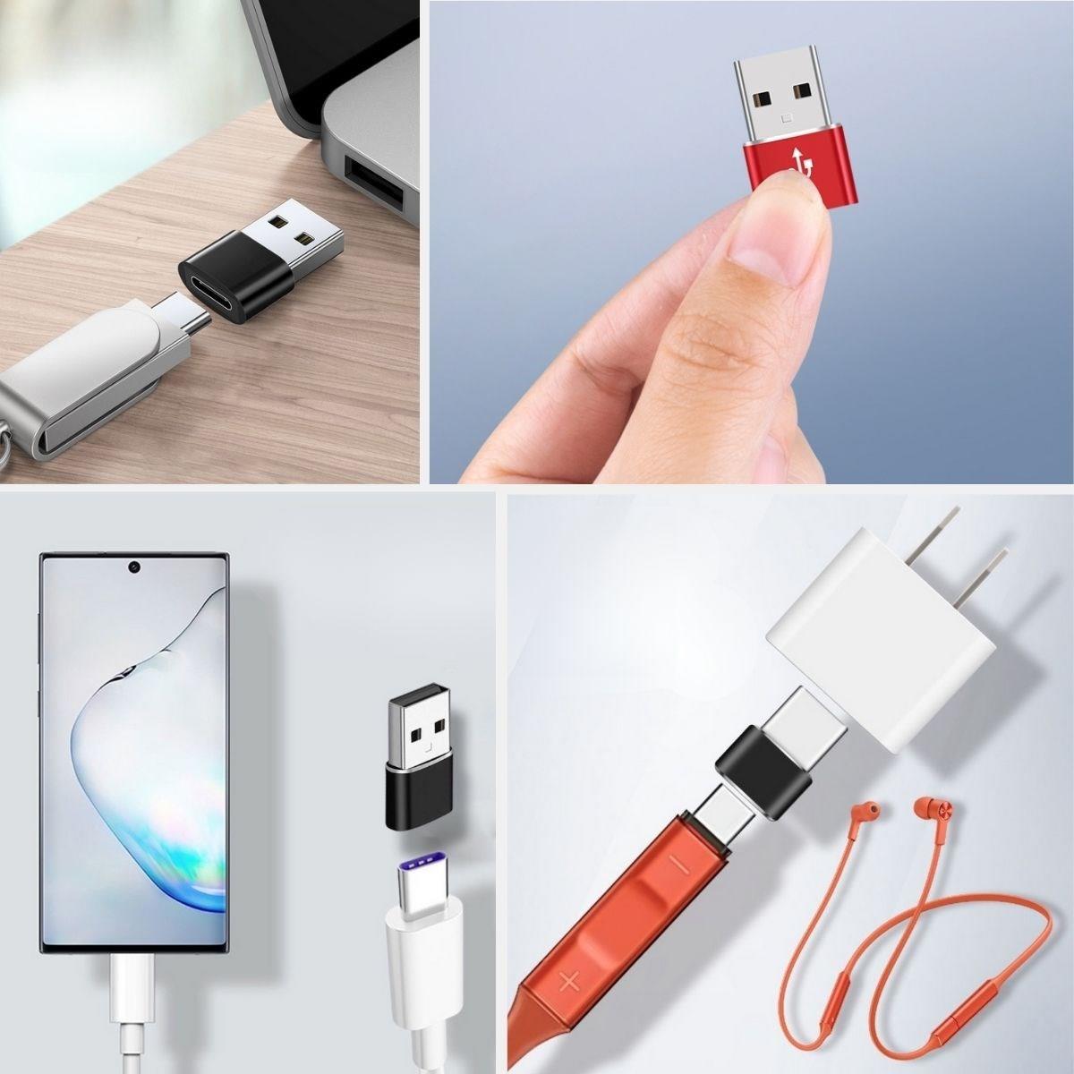 USB&apos;den TYPE-C &apos;ye Dönüştürücü Adaptör Veri Aktarımı Sağlayıcı Şarj Data Çevirici (4767) - Lisinya