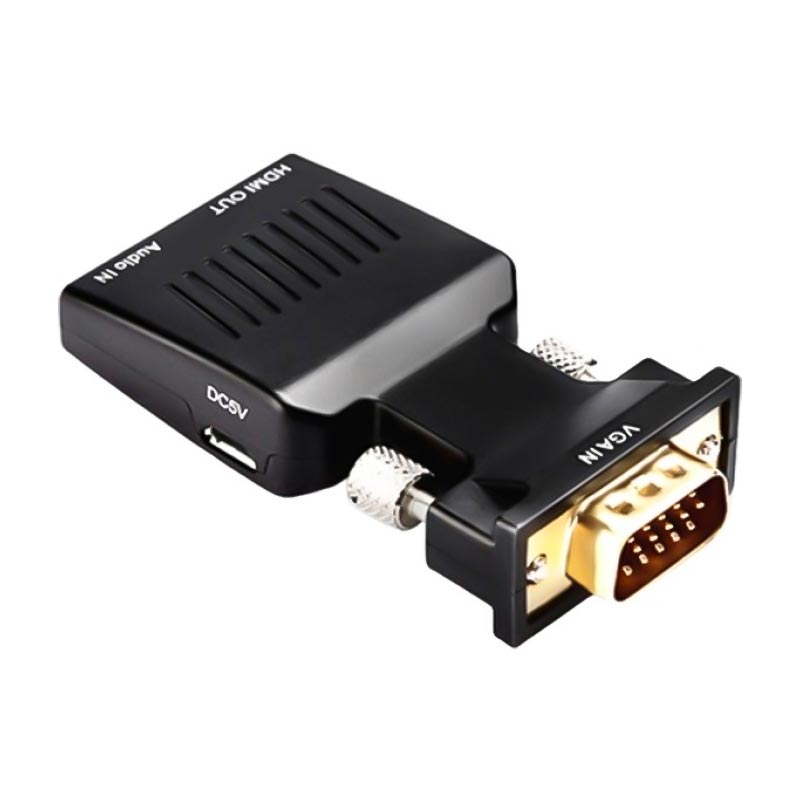 AUDIO ÇIKIŞLI VGA TO HDMI ÇEVİRİCİ ADAPTÖR 1080HD (4767) - Lisinya